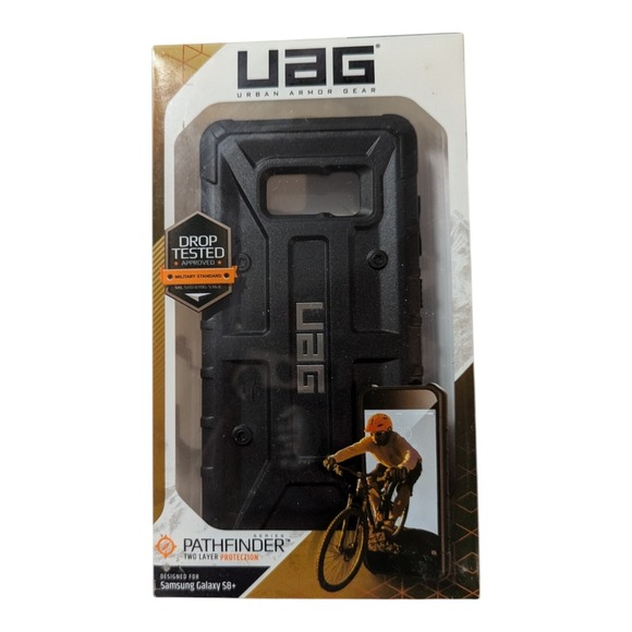 F7. UAG, Samsung Galaxy S8+ Phone Case Rugged Polycarbonate - PATHFINDER Black - Picture 1 of 2